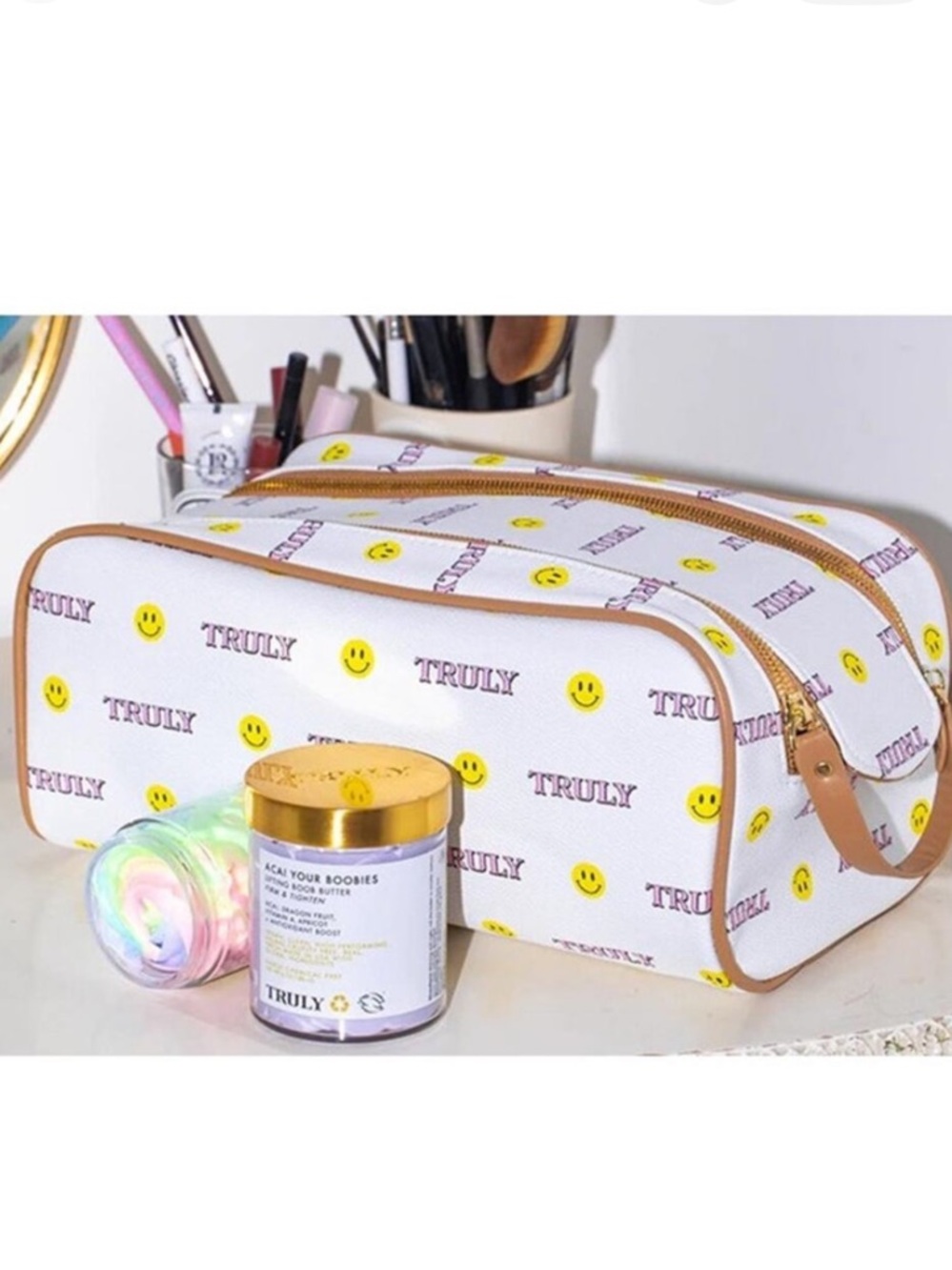 Truly Smiley Travel Accessories Tote
